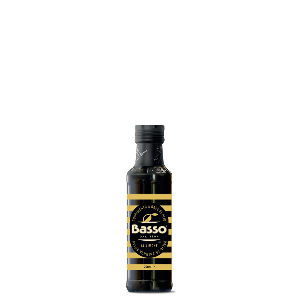 Zálivka z olivového oleje s citronem Basso 250ml